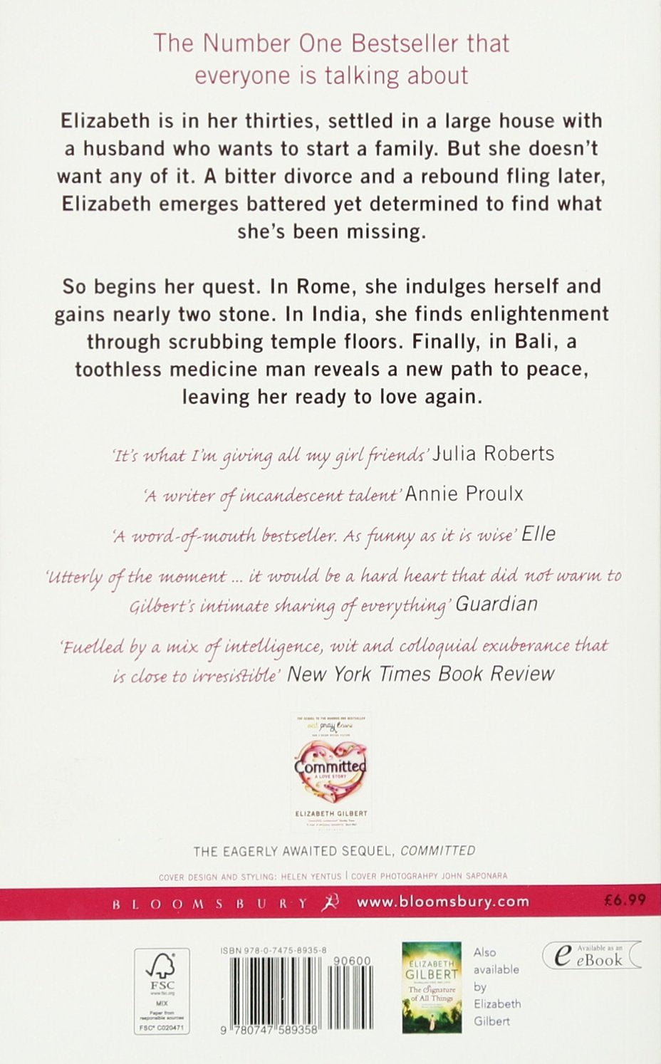 Eat, Pray, Love. One Woman's Search for Everything - The English Bookshop Kuwait